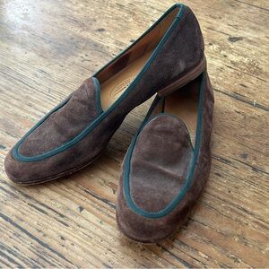Stubbs & Wootton Brown Suede Shoes. Women’s 9.5M.